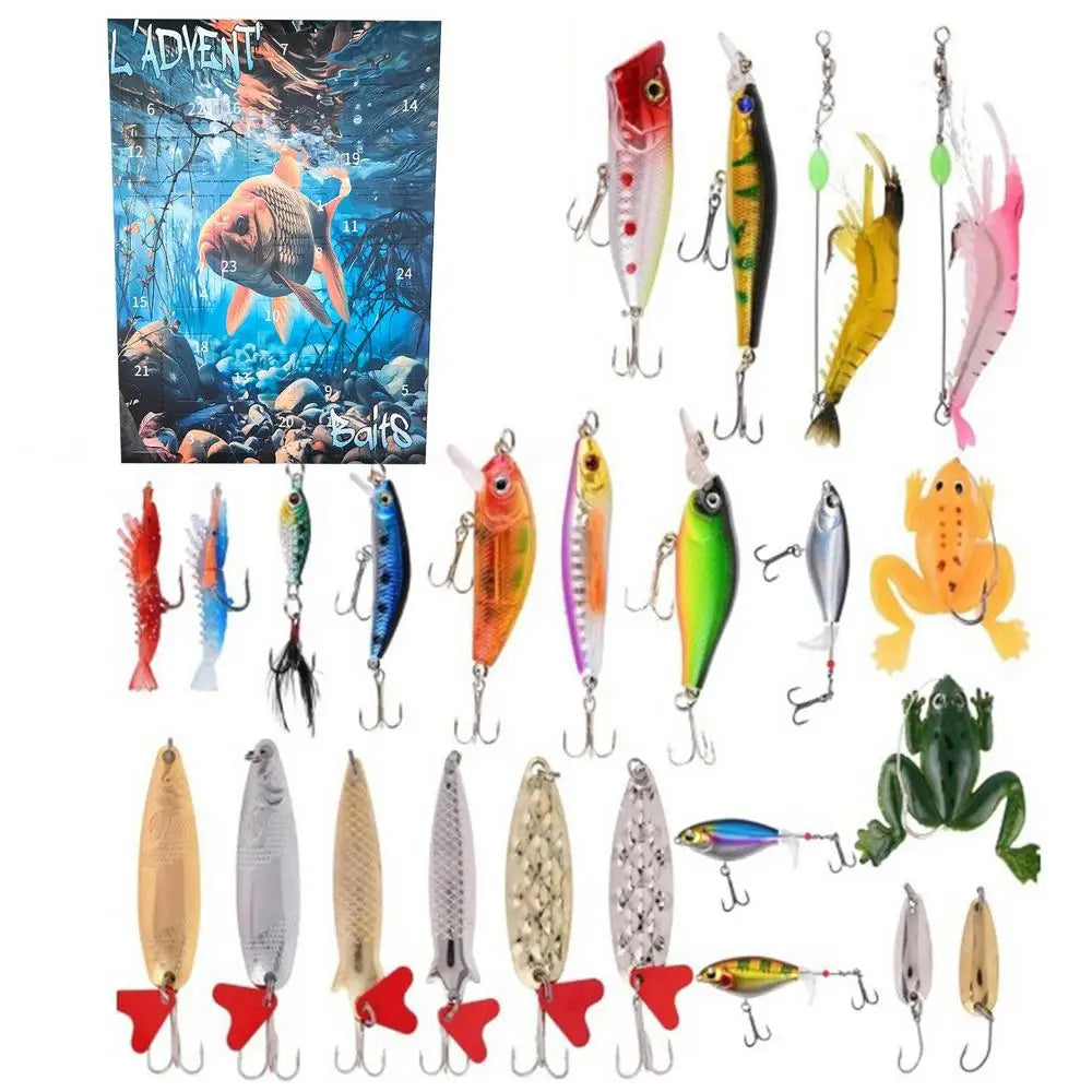 Angel-Adventskalender für Angler | Weihnachtsgeschenk 1
