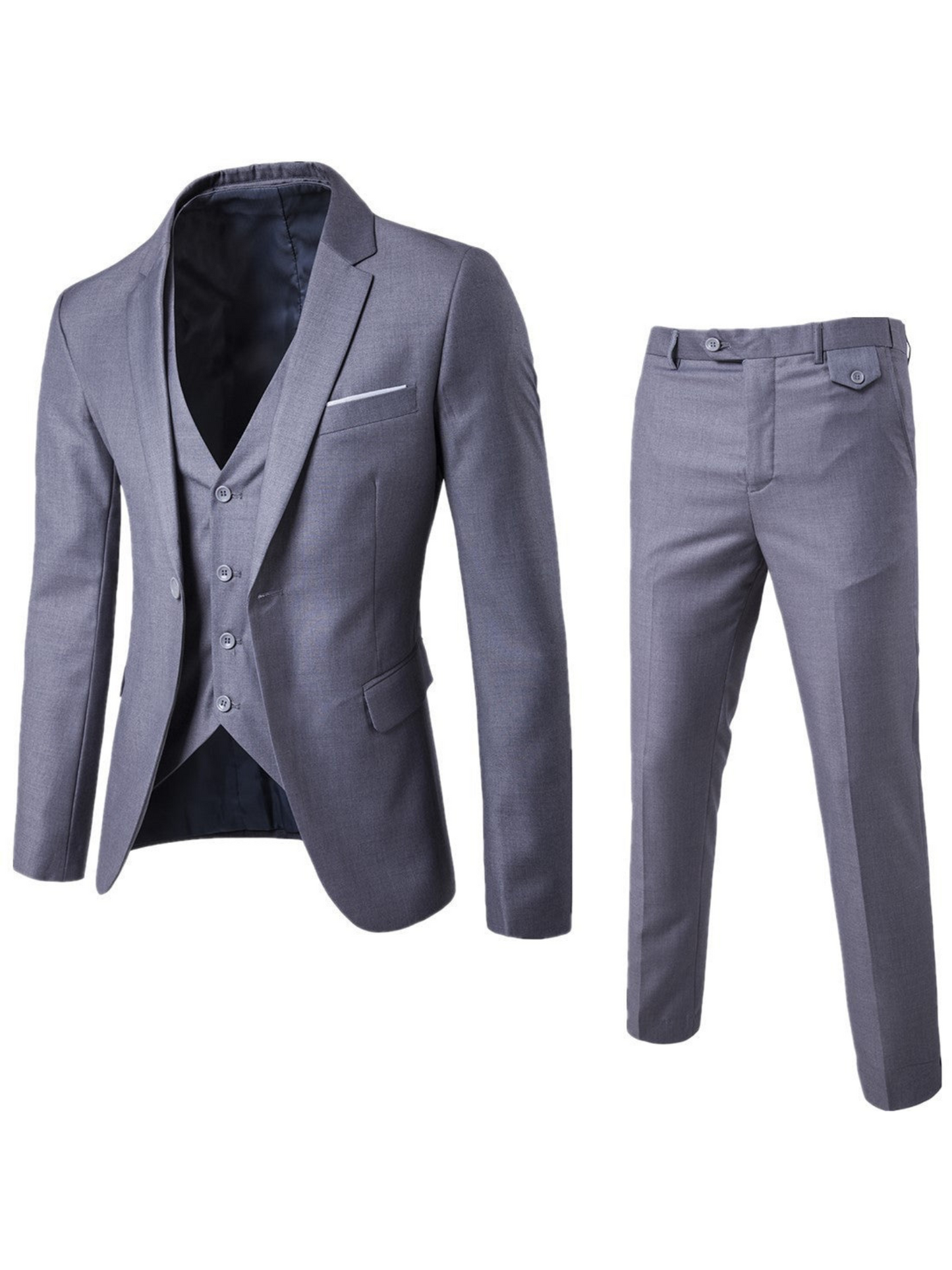Anzugset für Herren, Tailored Fit, 3-teilig | Formell 2