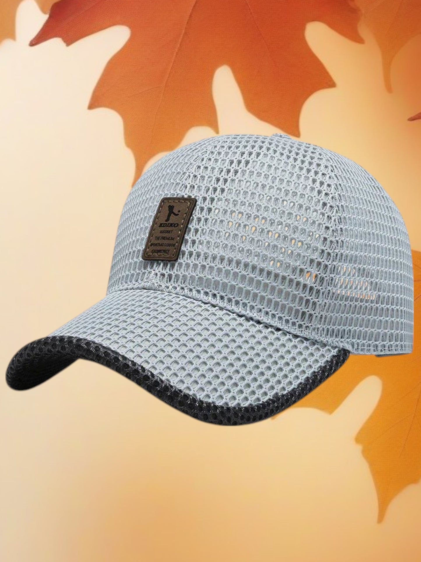 Atmungsaktive Snapback-Cap mit klassischem Design und verstellbar | HellGrau