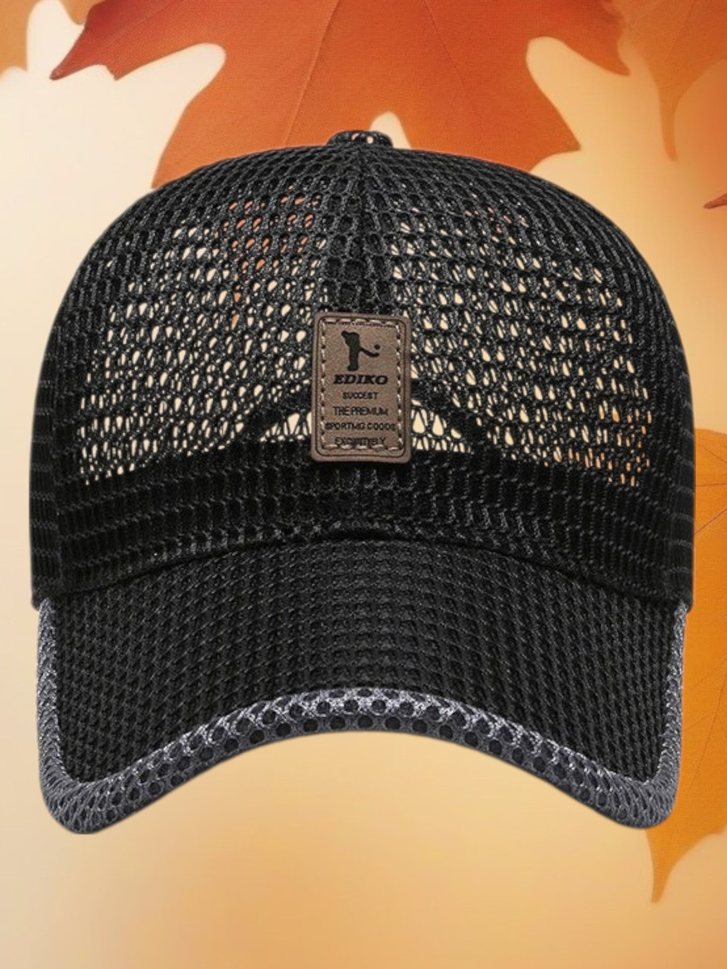Atmungsaktive Snapback-Cap mit klassischem Design und verstellbar | Schwarz