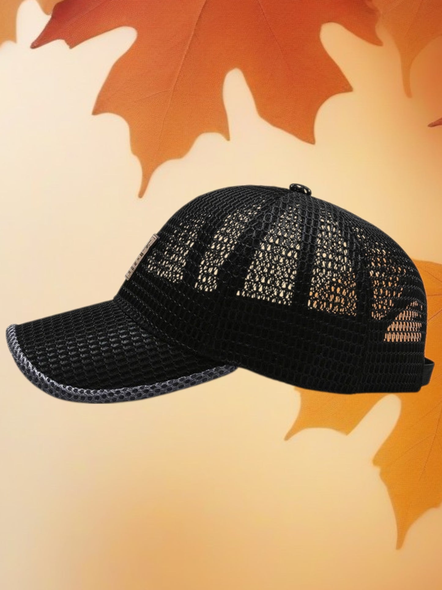 Atmungsaktive Snapback-Cap mit klassischem Design und verstellbar | Schwarz 2