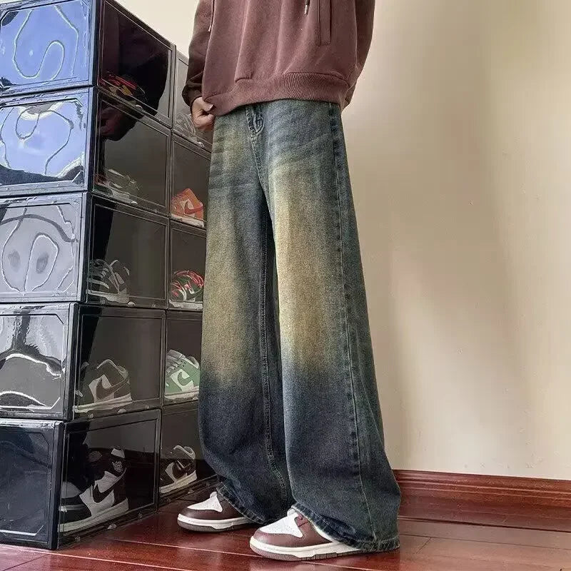 Baggy Jeans Herren, Weite Beine, Retro-Stil | Bequem 2