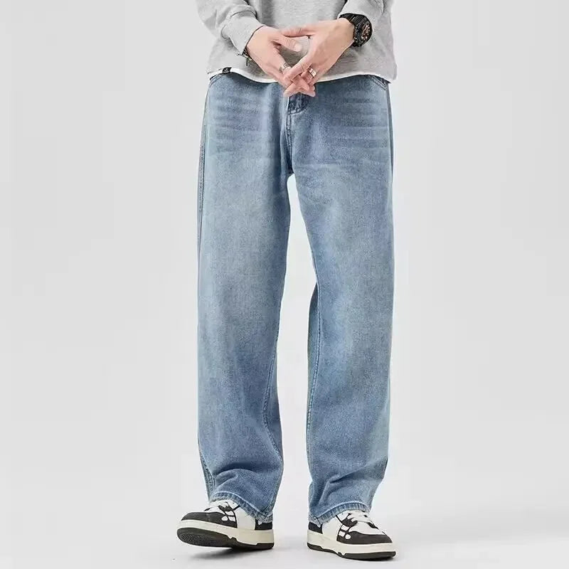 Baggy Jeans Herren, Weite Beine, Retro-Stil | Bequem 3