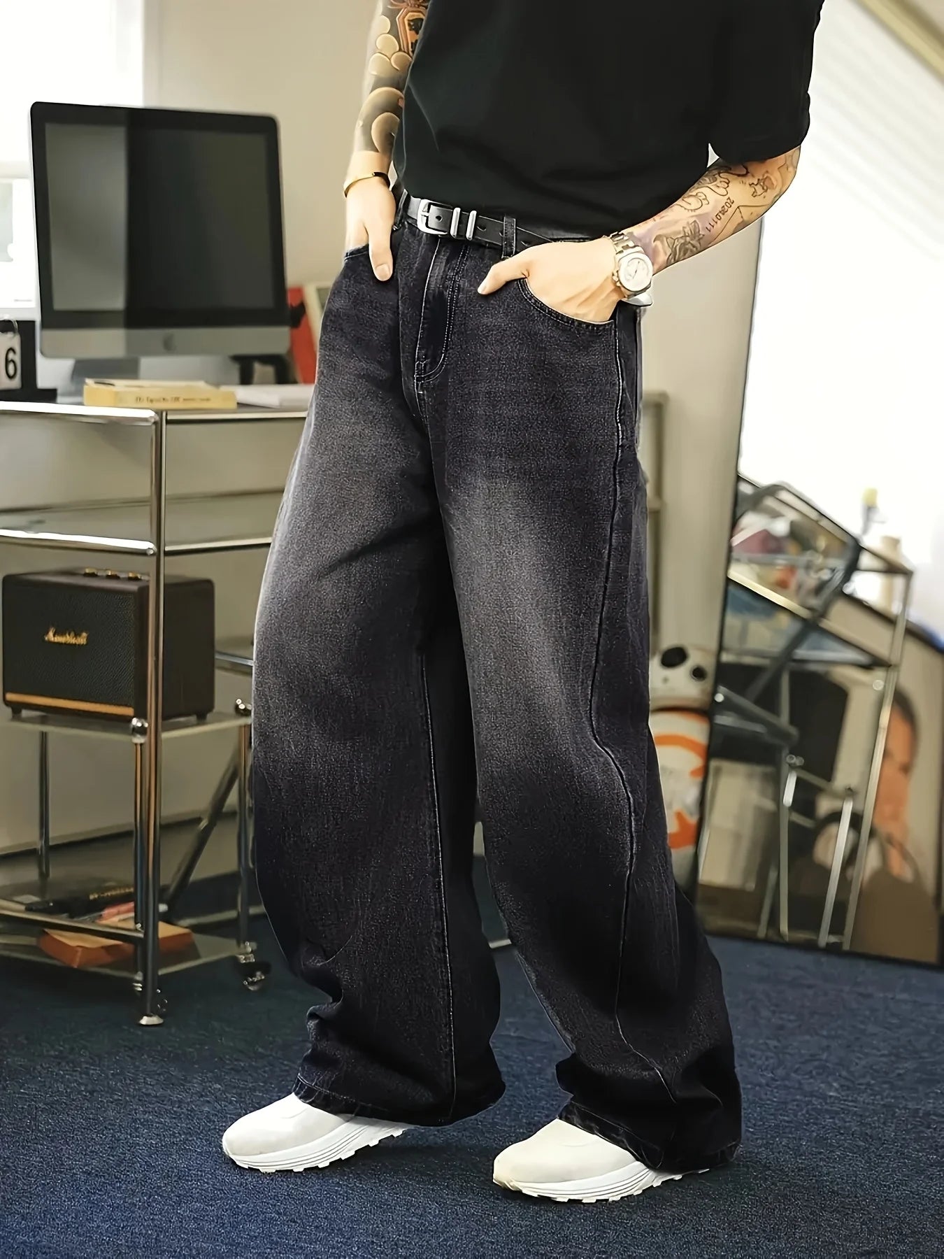 Baggy Jeans Herren | Weite Passform, Vintage-Wasch | Casual 2