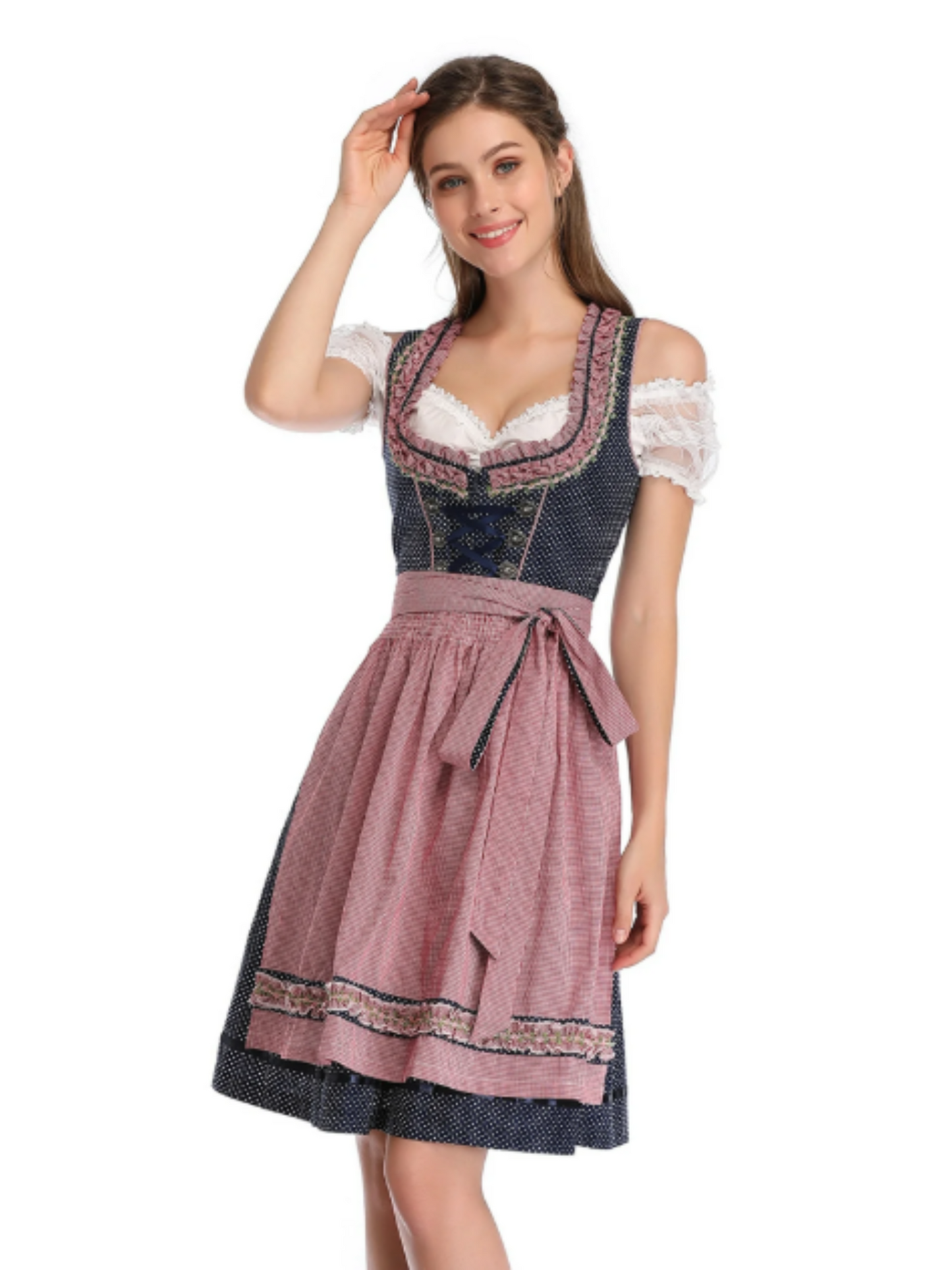 Bayerisches Kurzarmdirndlkleid | Oktoberfest 2
