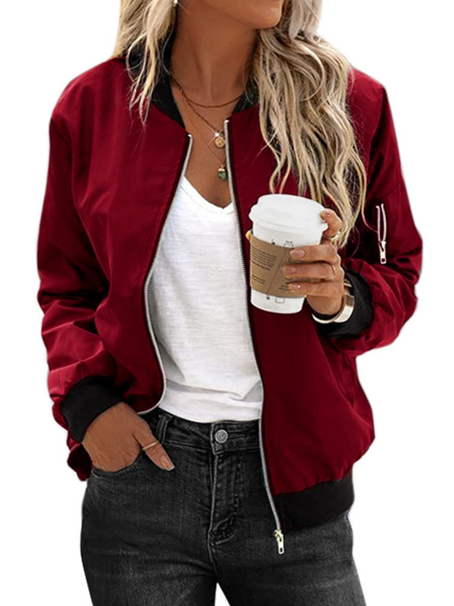Bomberjacke für Damen | Klassische Passform 2
