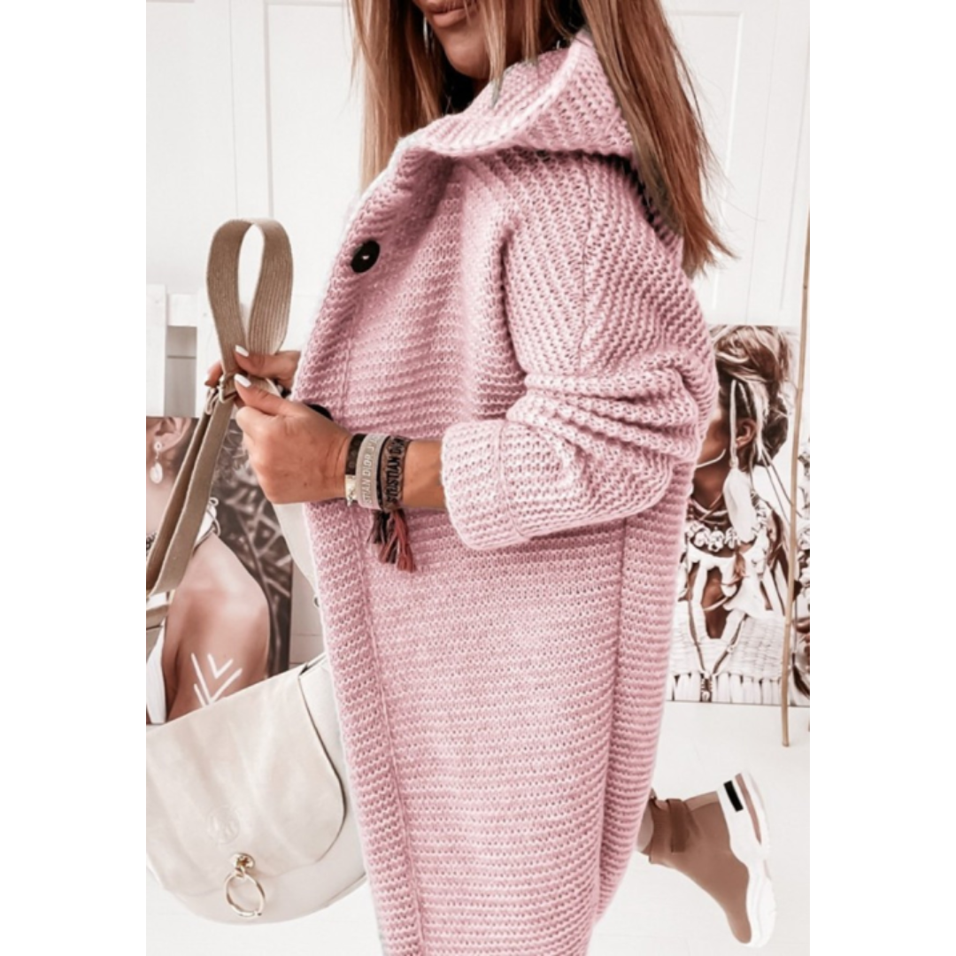 Cardigan Damen, Mit Kapuze, Lockere Passform | Ganzjährig tragbar 0
