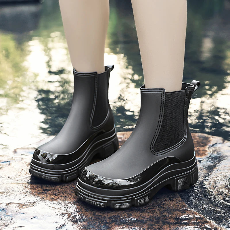 Chelsea Boots für Damen | Wasserfest, Kurzes Modell | Robust 1