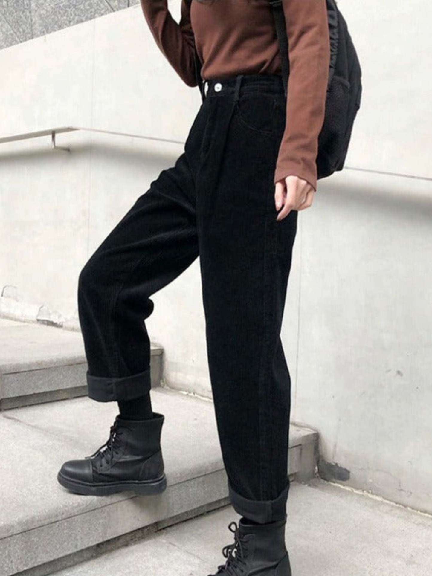 Cordhose mit hoher Taille für Damen | Schmeichelnde Passform 1