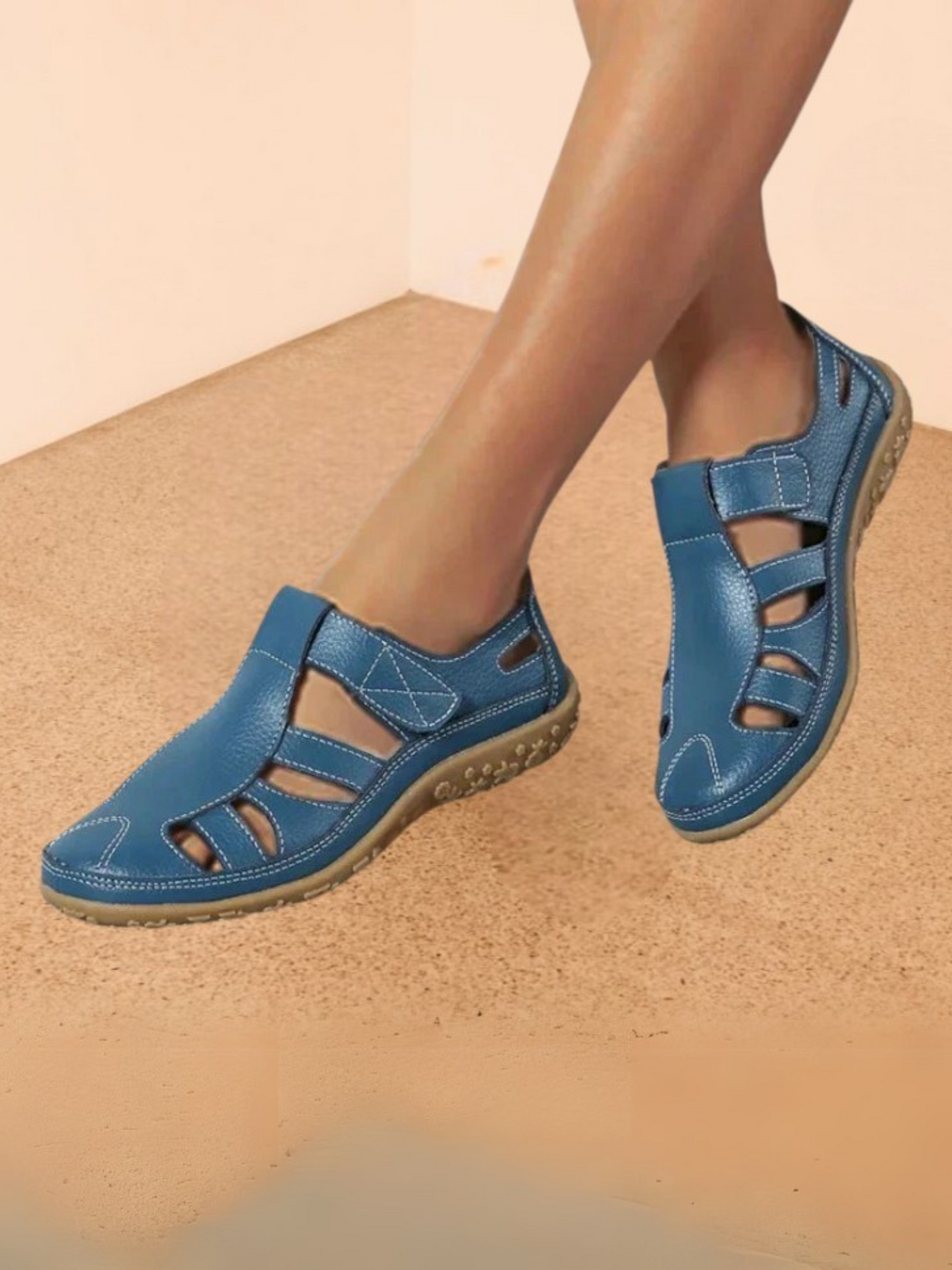 Daisey | Komfortable Wanderschuhe Damen mit Atmungsaktivem Design und Verstellbarem Verschluss | Blau
