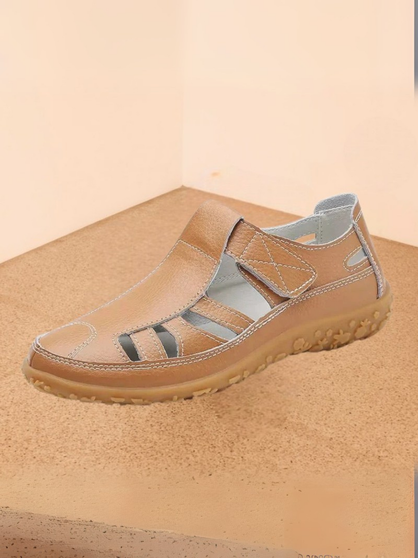 Daisey | Komfortable Wanderschuhe Damen mit Atmungsaktivem Design und Verstellbarem Verschluss | Braun