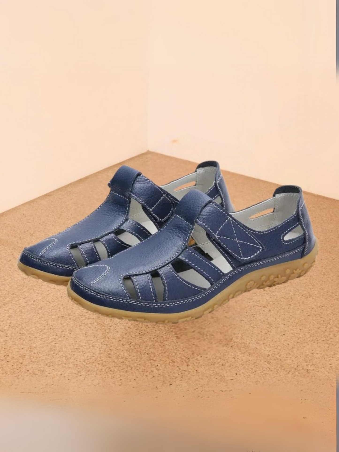 Daisey | Komfortable Wanderschuhe Damen mit Atmungsaktivem Design und Verstellbarem Verschluss | Marineblau