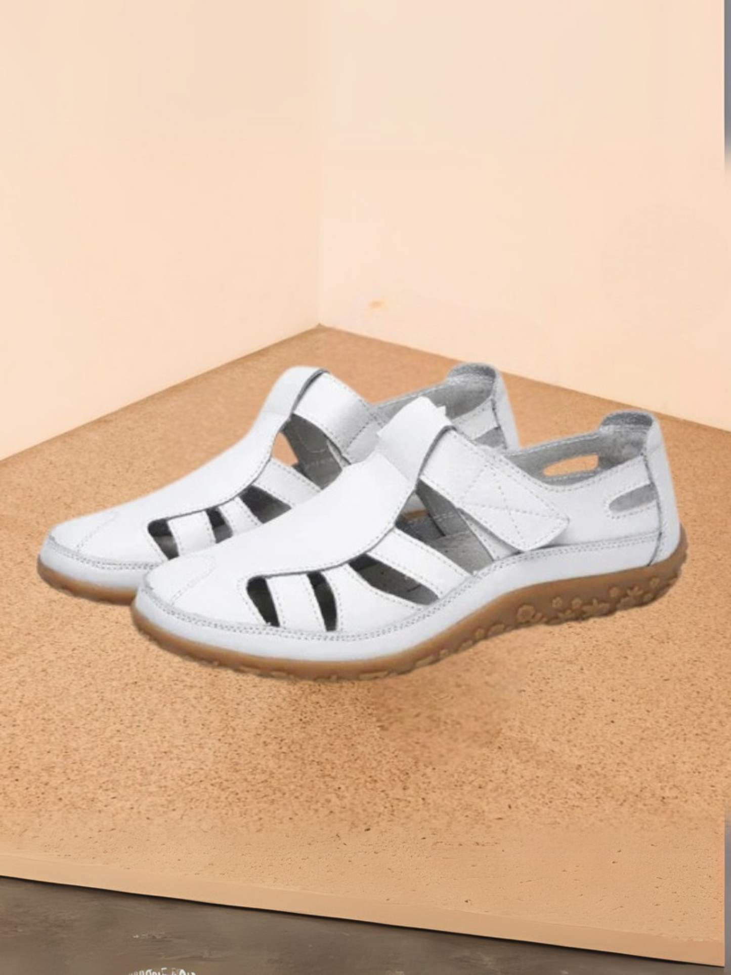 Daisey | Komfortable Wanderschuhe Damen mit Atmungsaktivem Design und Verstellbarem Verschluss | Weiß 2