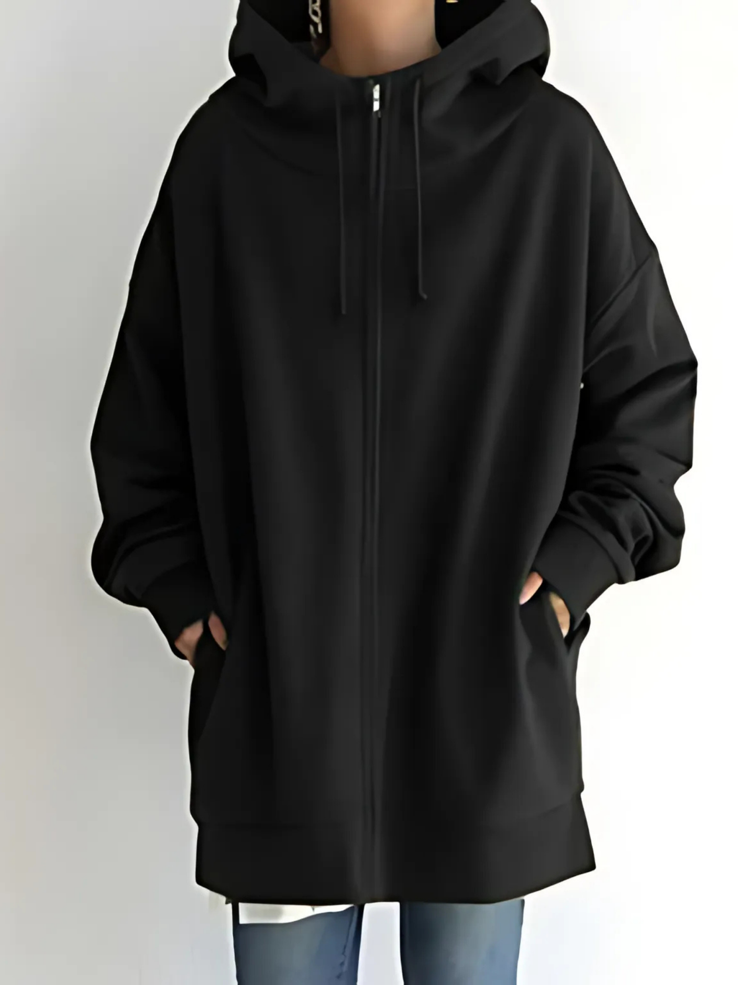 Damen-Kapuzenpullover mit Reißverschluss | mit Taschen 4