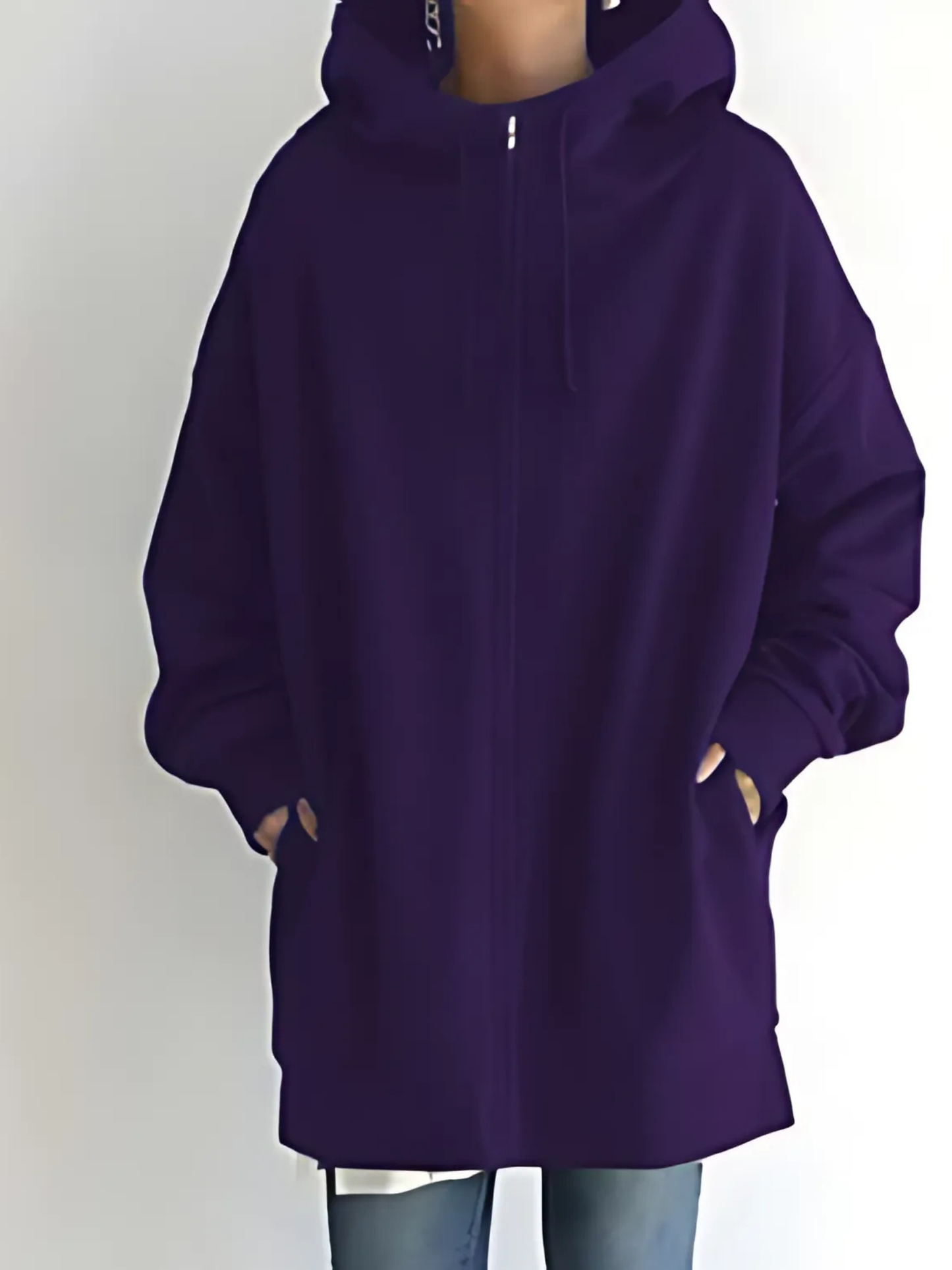 Damen-Kapuzenpullover mit Reißverschluss | mit Taschen 6