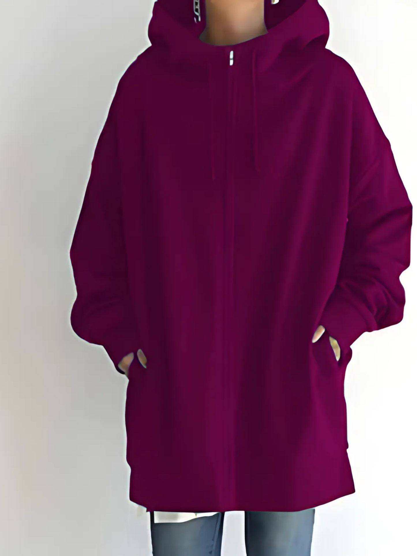Damen-Kapuzenpullover mit Reißverschluss | mit Taschen 9