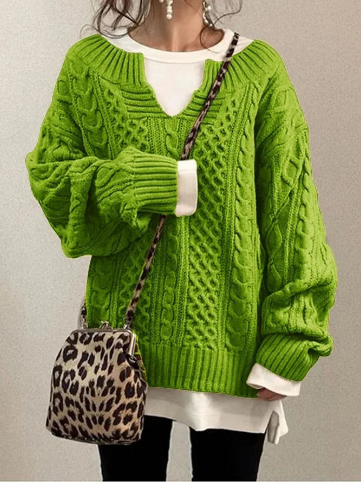 Damen Strick-Sweatshirt | Lockere Passform 8