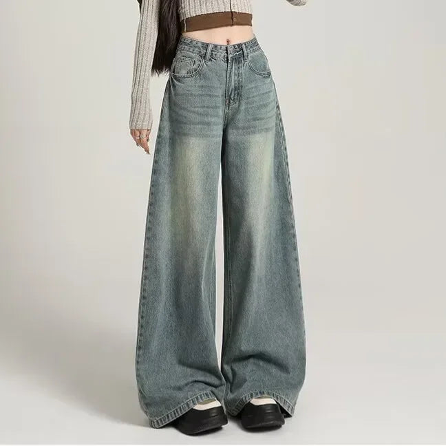 Damenjeans, Hohe Taille, Relaxed Fit | Lange Hose 3
