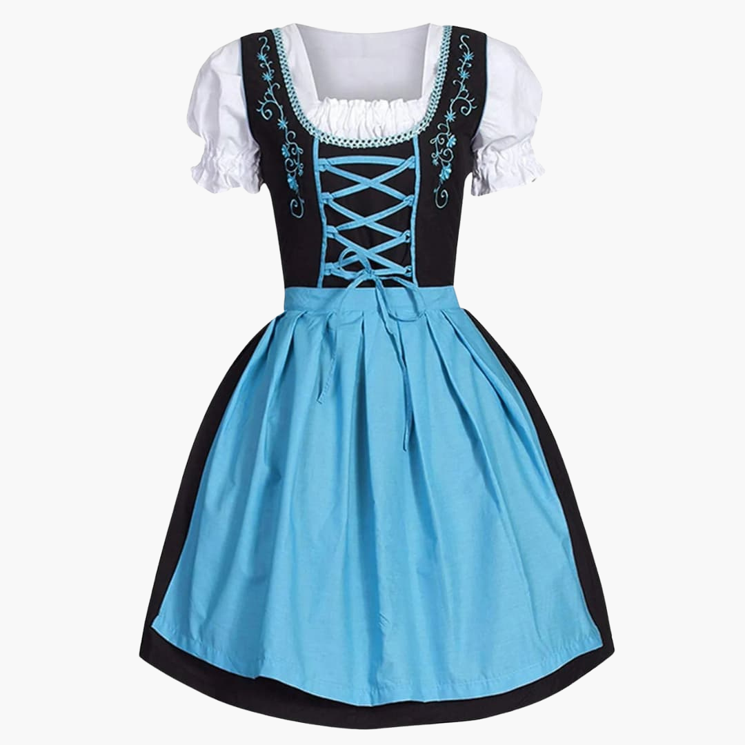Dirndl Kleid Damen, Klassische Passform, Schnürung | Festliche Anlässe 0