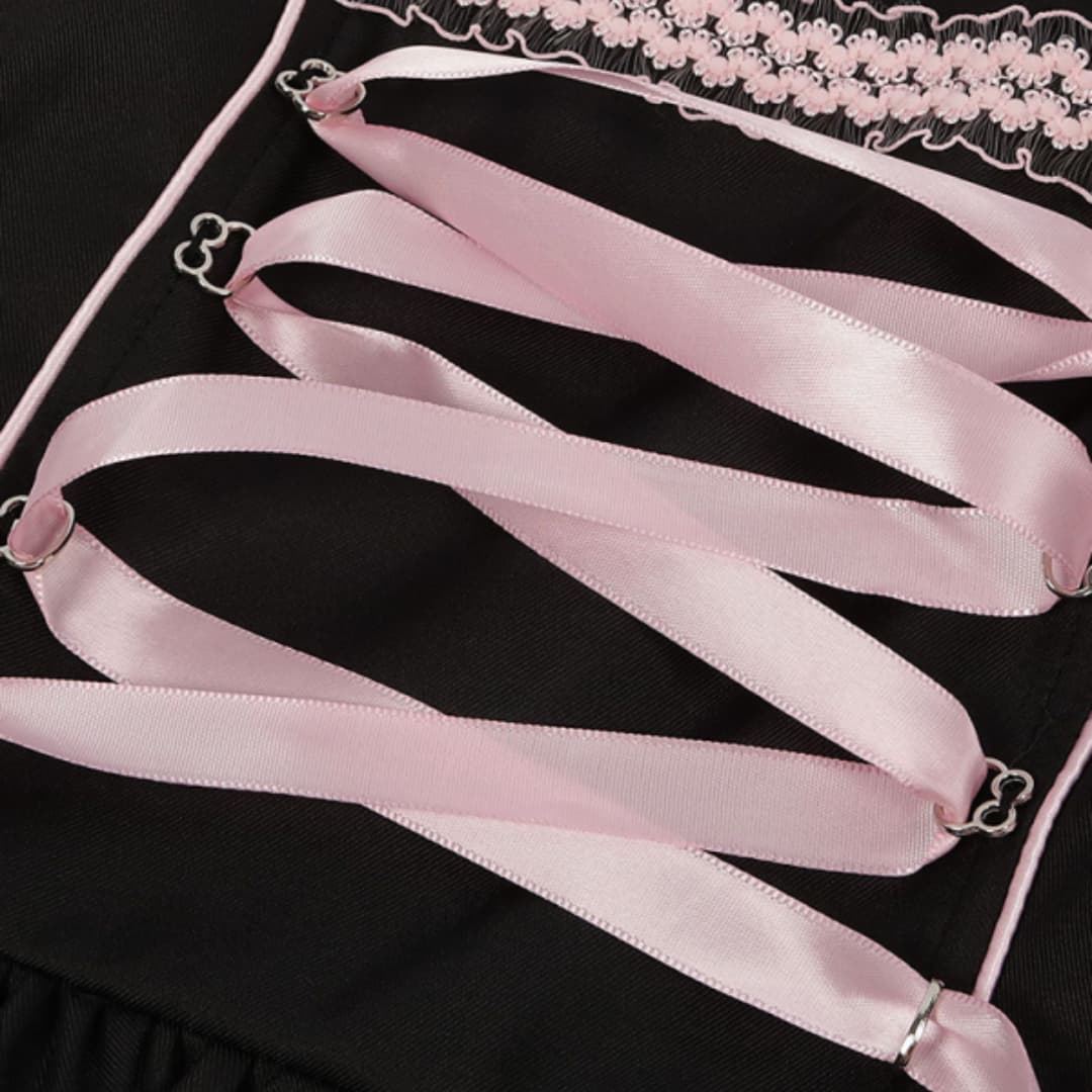 Dirndl für Frauen, Ärmellos, Blumenstickerei | Festlich 7