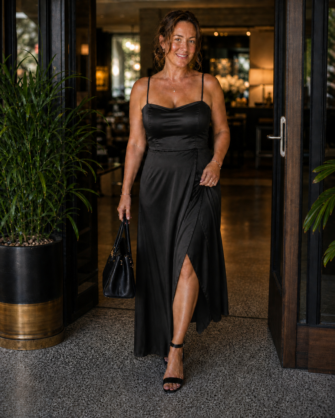 Elegantes Damen-Kleid mit fließendem Schnitt | R&B 9