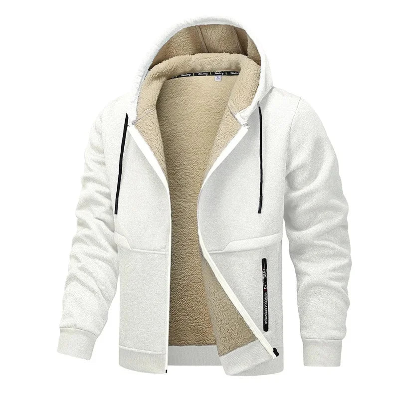 Fleecejacke Herren, Bequeme Passform, Wasserabweisend | Winter 2