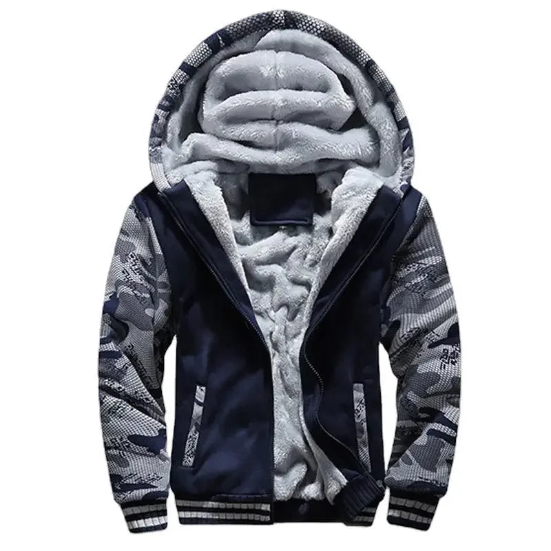 Fleecejacke für Herren | Kapuze, Winter 8