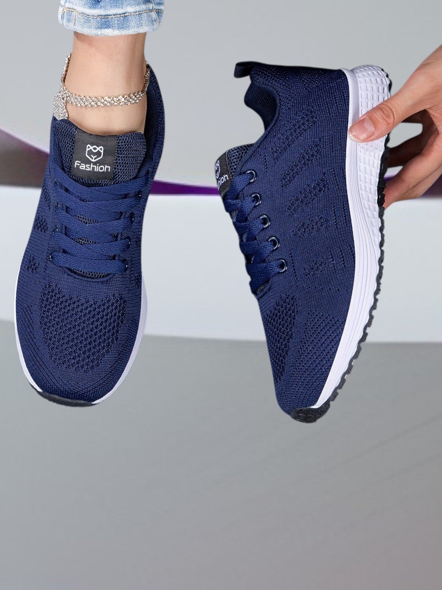 Frauen -Sneaker mit sicheren Passform und leichten Sohle 1