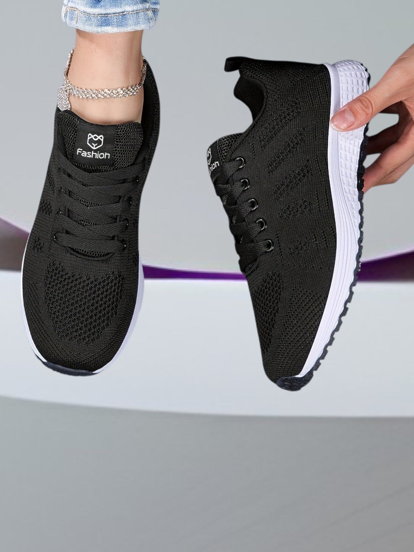 Frauen -Sneaker mit sicheren Passform und leichten Sohle 3