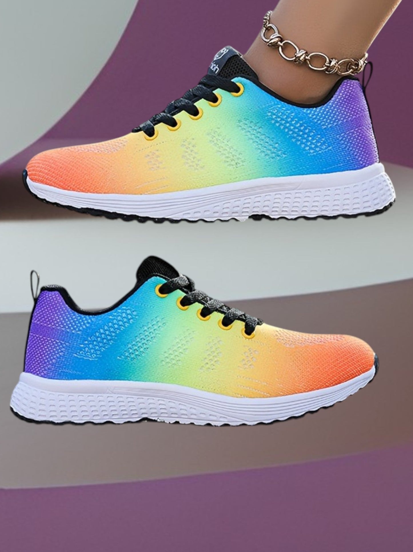 Frauen -Sneaker mit sicheren Passform und leichten Sohle 6