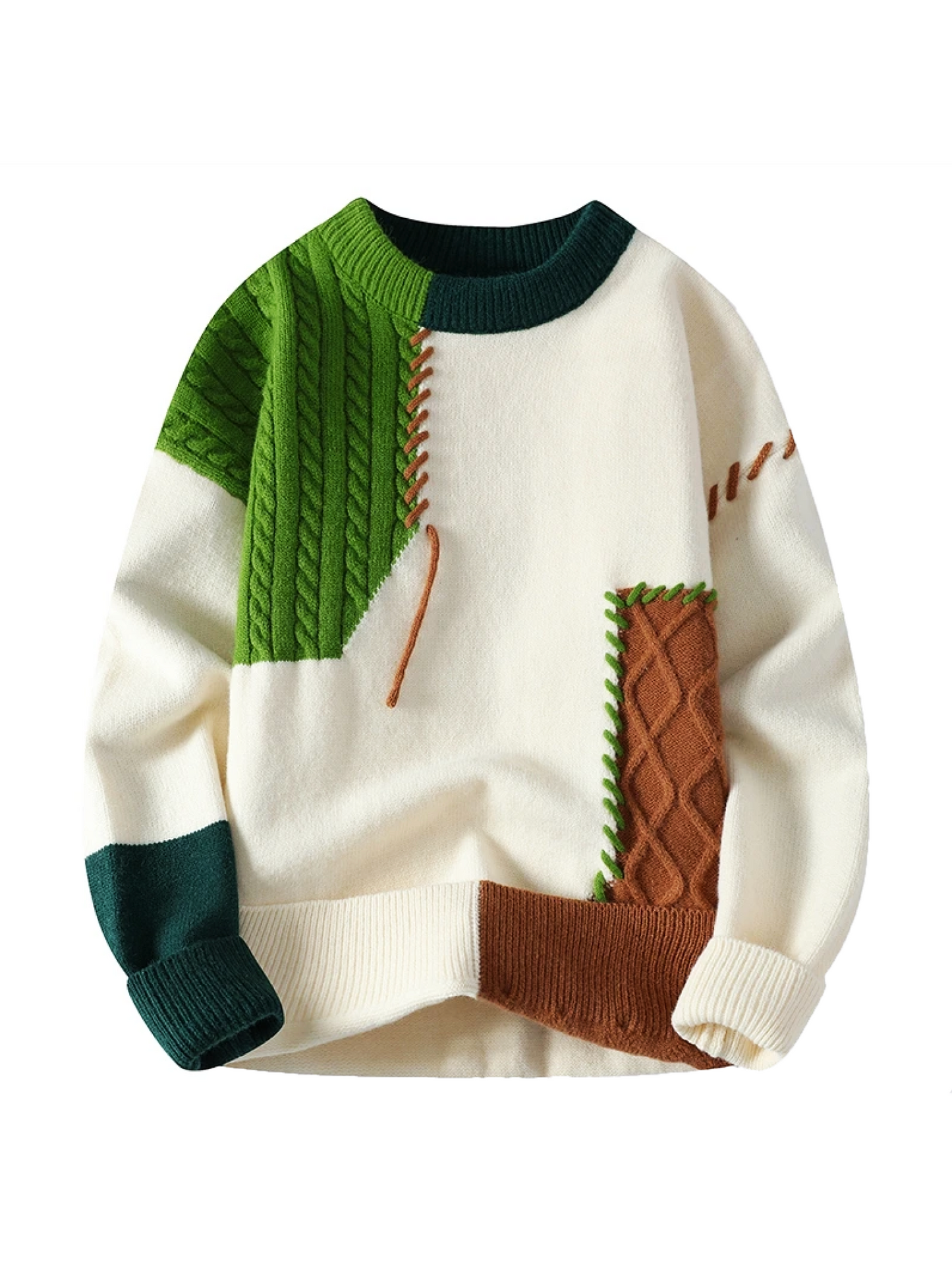 Grobstrickpullover für Damen & Herren | Strukturiertes Design 1