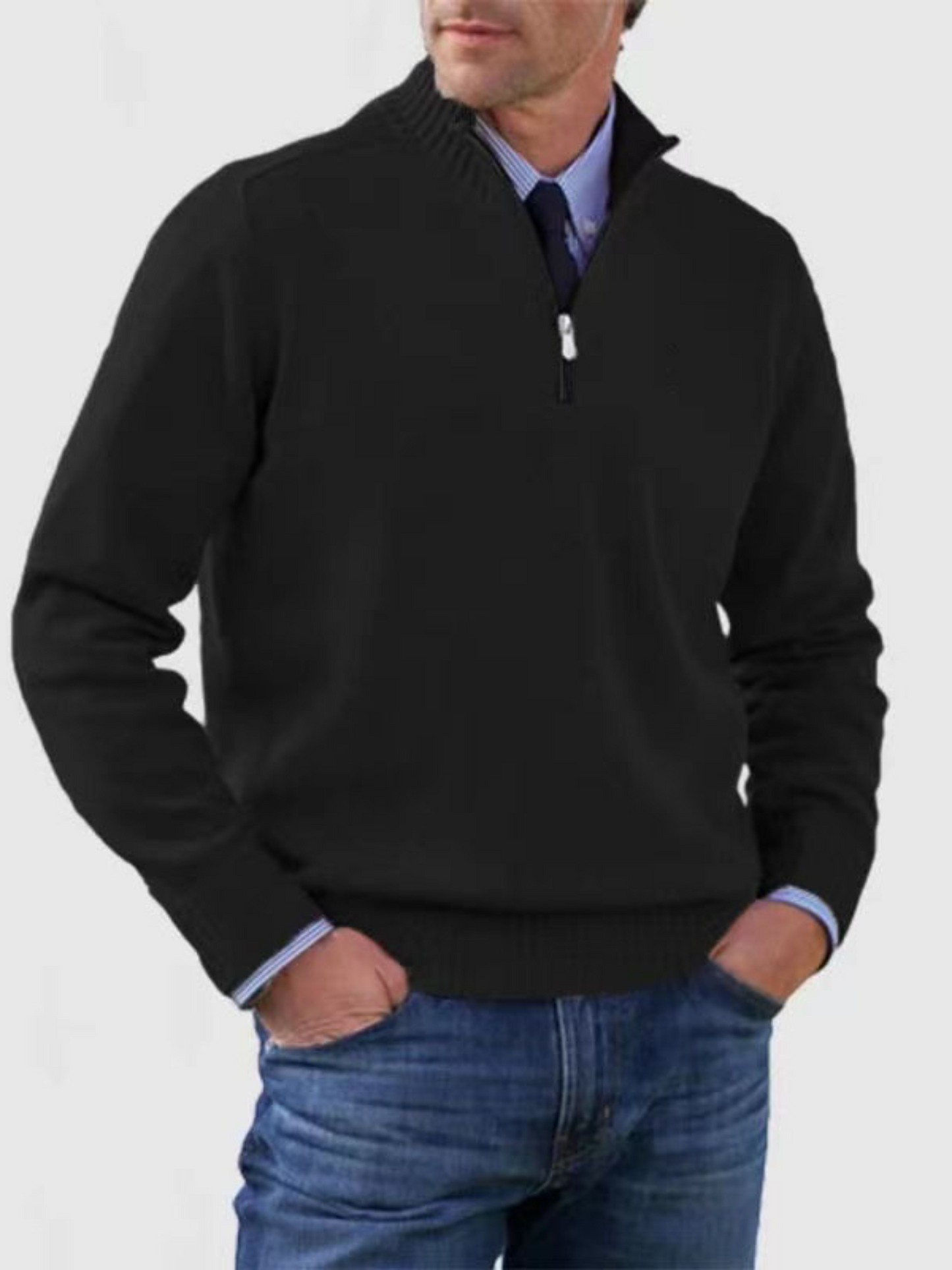 Half-Zip Pullover für Herren | Moderne Passform 2