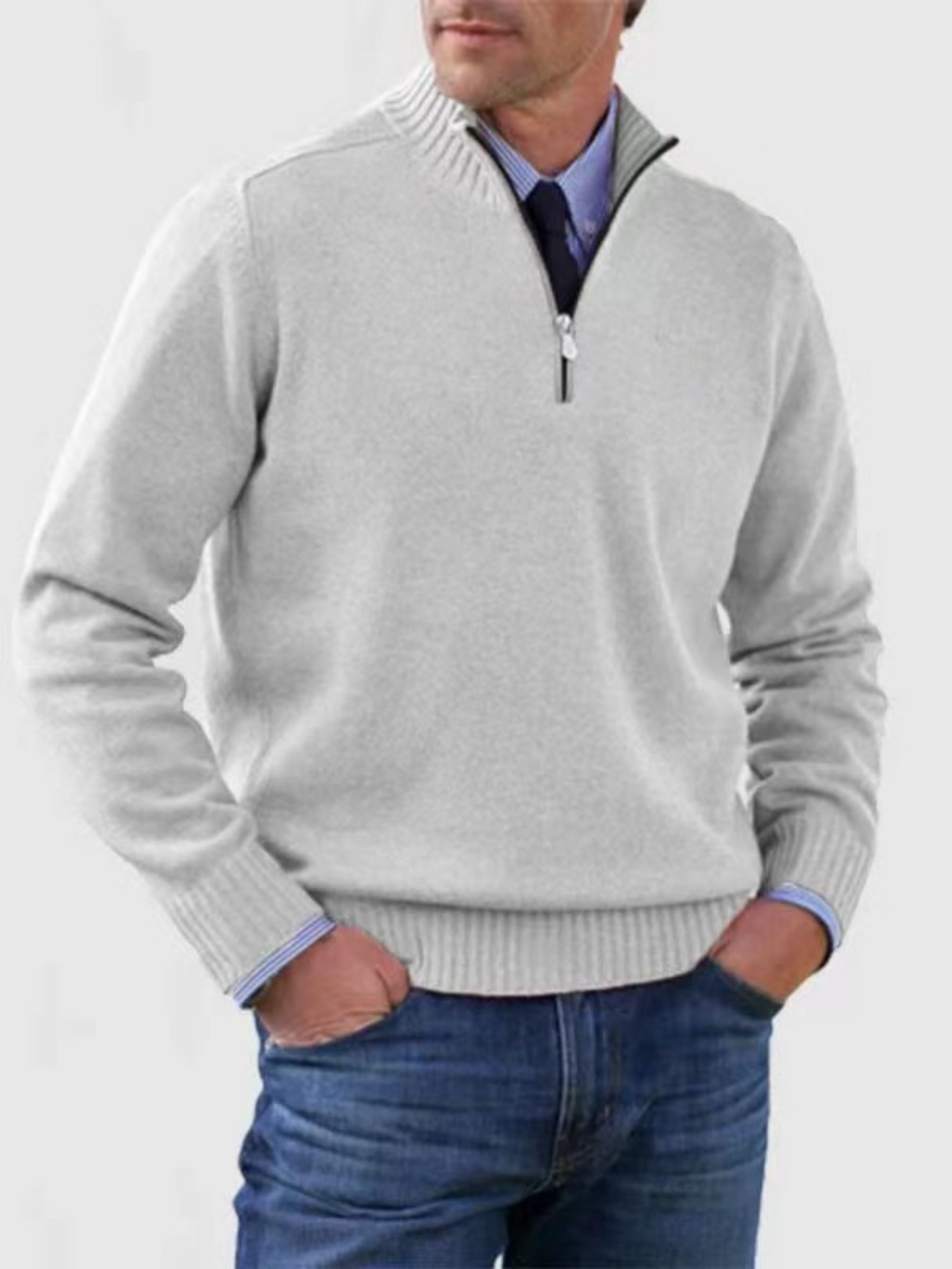 Half-Zip Pullover für Herren | Moderne Passform 3