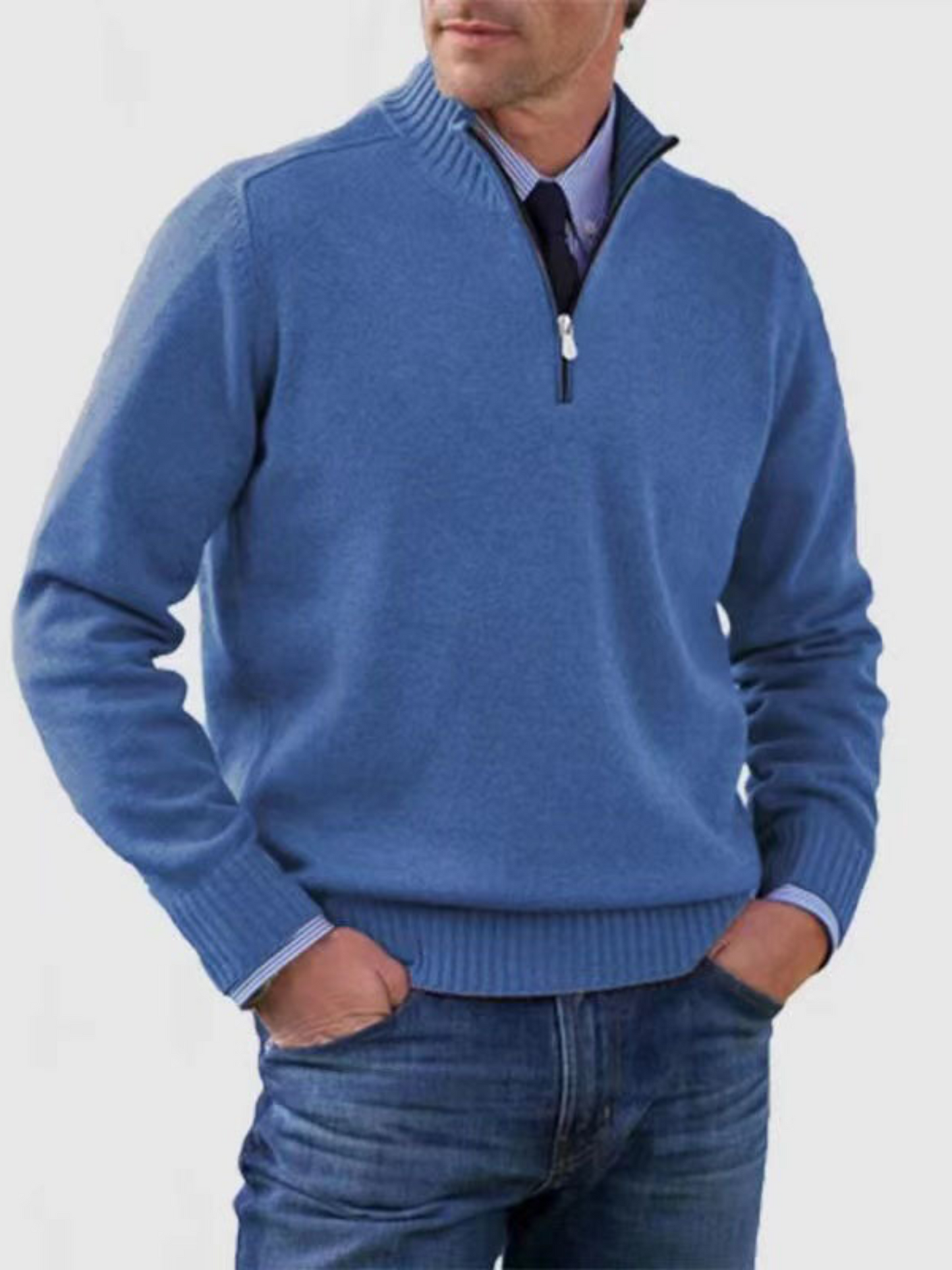 Half-Zip Pullover für Herren | Moderne Passform 5