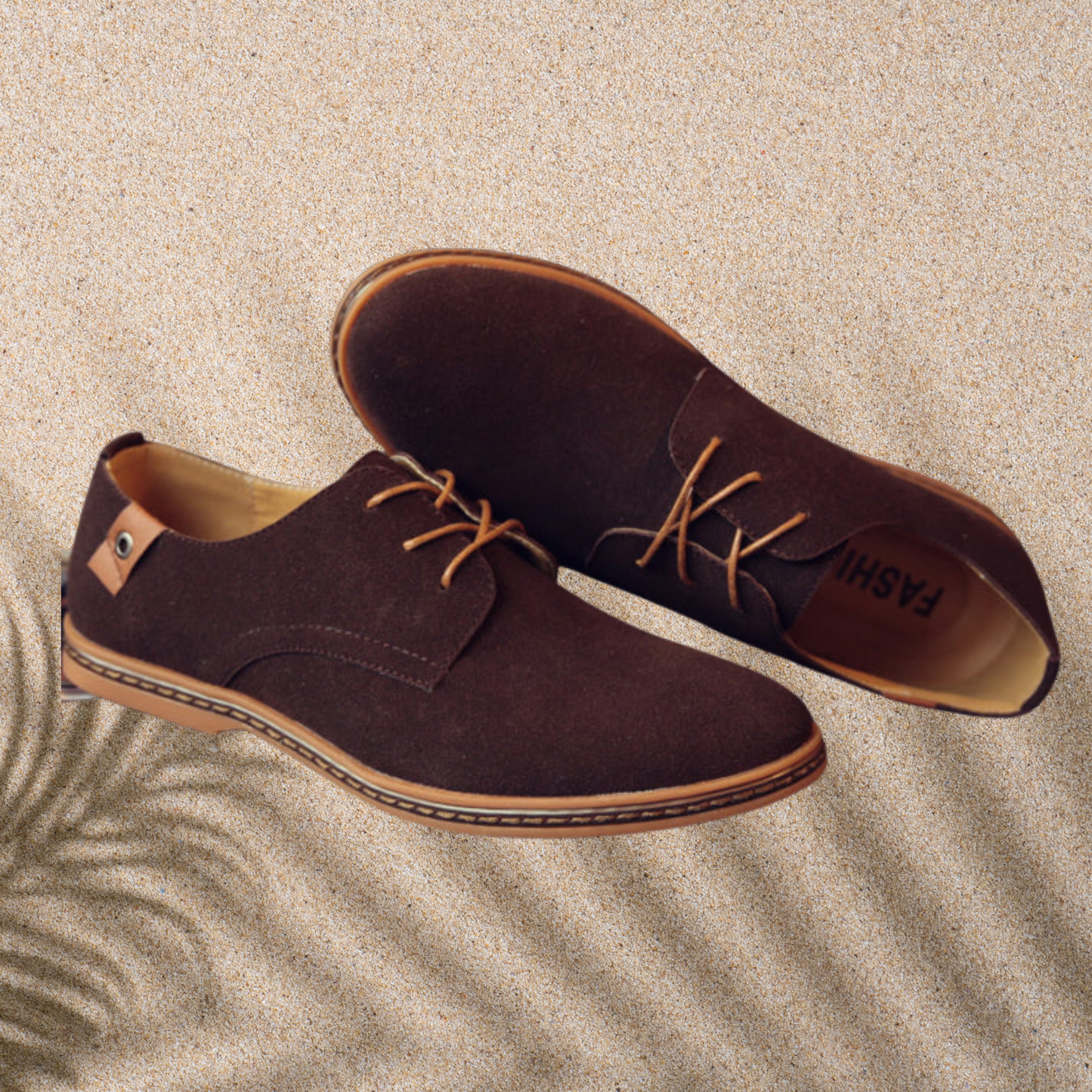 Herren Schnürschuhe – Gepolstert, Vielseitig und Farbig wählbar | Dunkelbraun