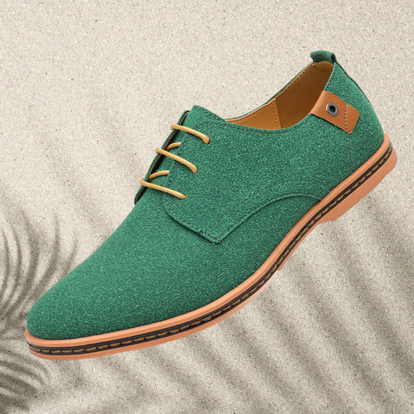 Herren Schnürschuhe – Gepolstert, Vielseitig und Farbig wählbar | Grun