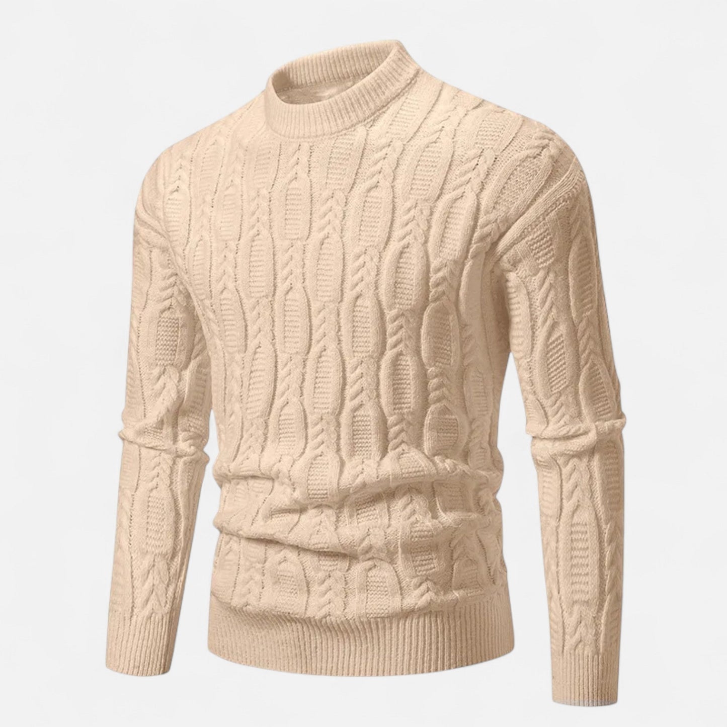Herrenpullover, Entspannte Passform, Klassisches Rundhals-Design | Herbst-Winter Essential 11