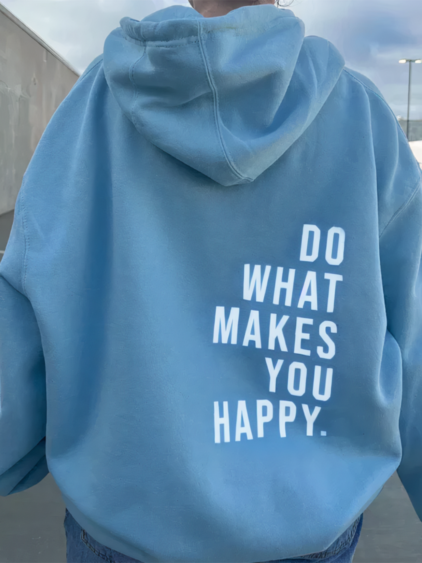 Hoodie mit Buchstabendruck für Damen | Bequem 1