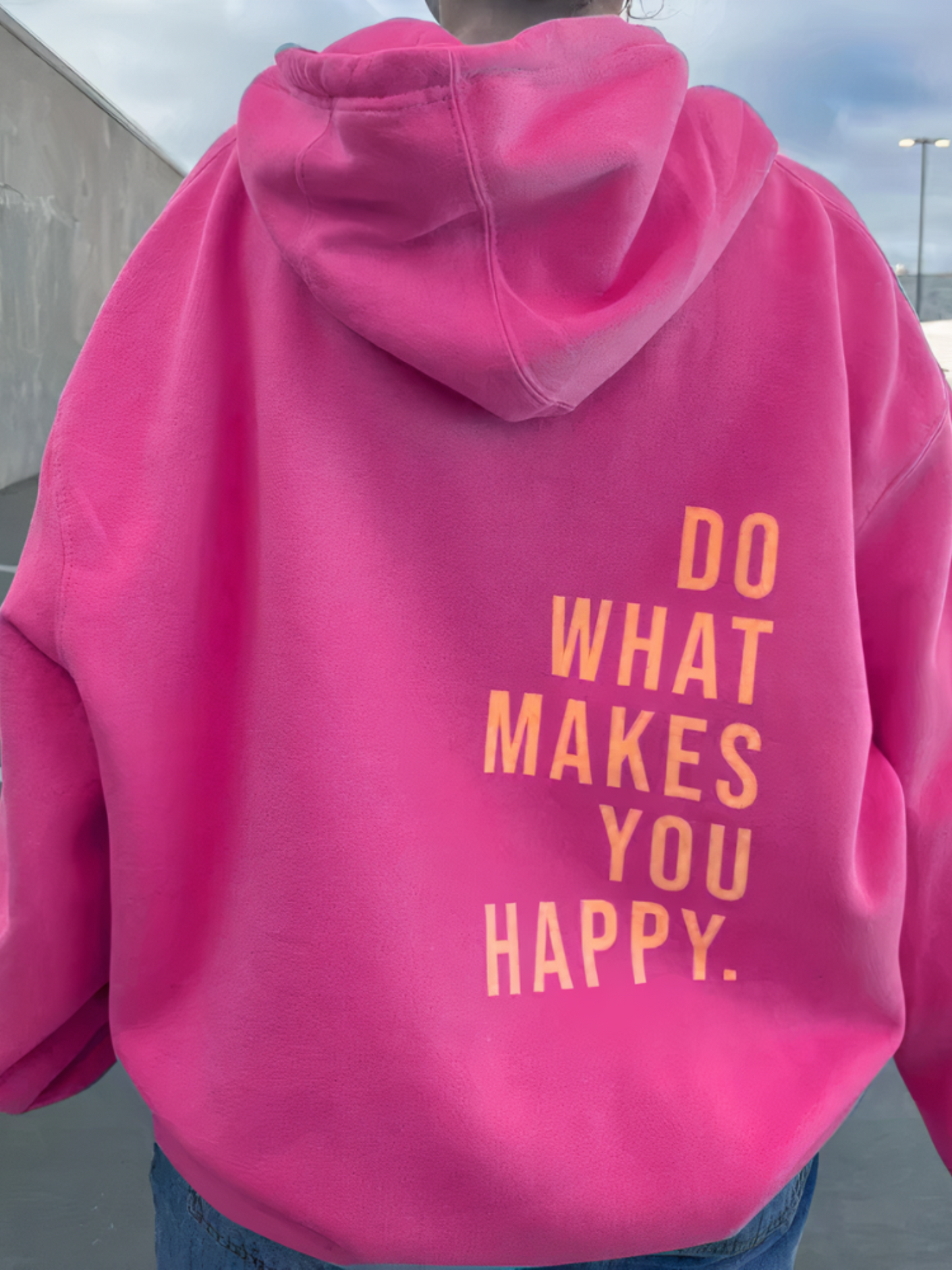Hoodie mit Buchstabendruck für Damen | Bequem 2