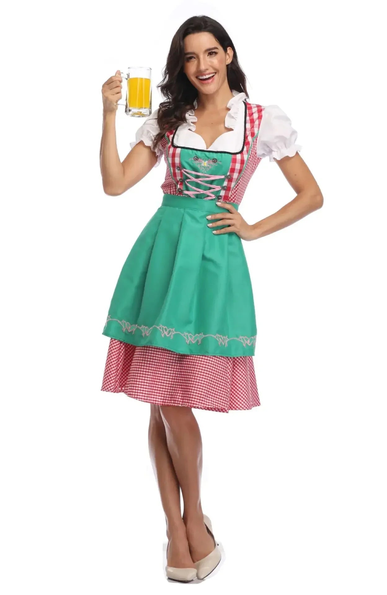 Kariertes Dirndlkleid | Oktoberfest Outfit 4