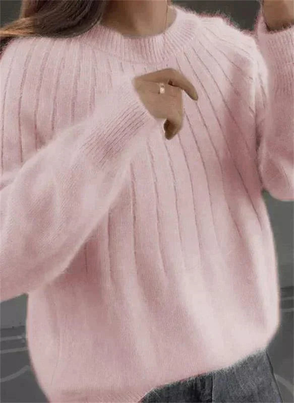 Kaschmirpullover für Damen | Eleganter Langarm 1