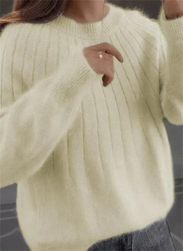 Kaschmirpullover für Damen | Eleganter Langarm 3