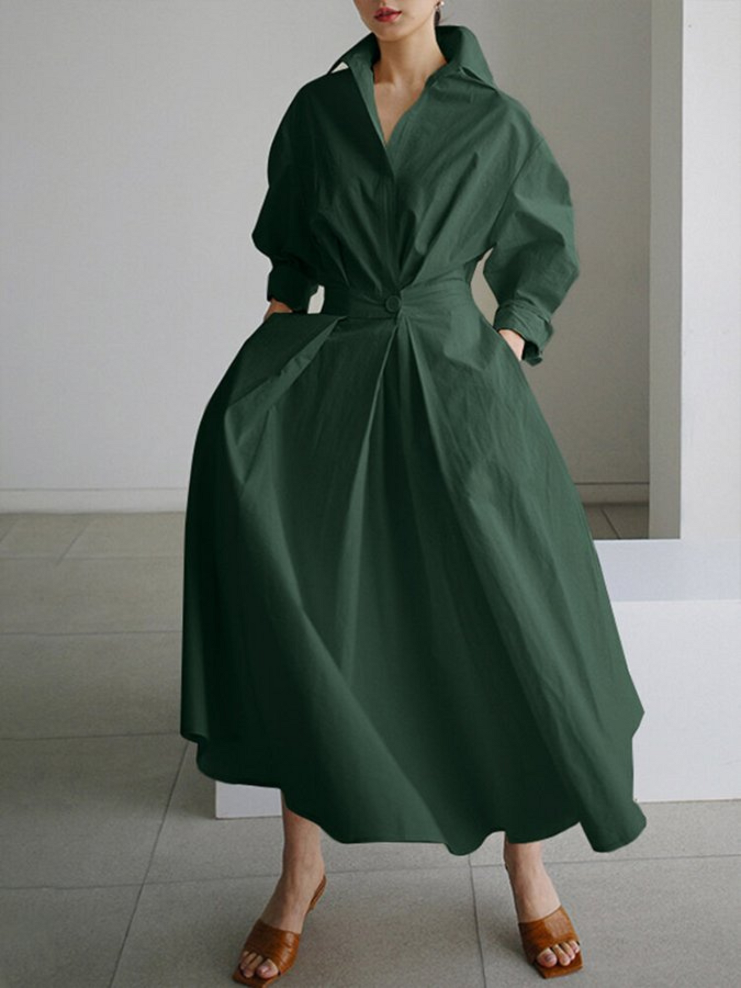 Langärmliges Sommerkleid | Modernes Design 2
