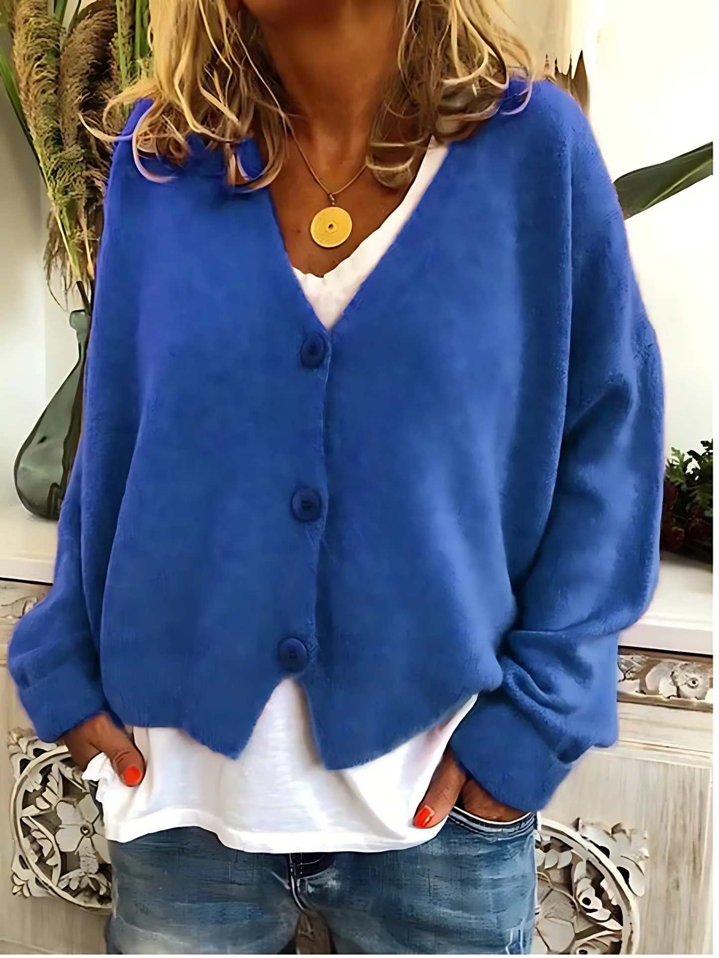 Langer Cardigan für Damen | Relaxed Fit 1