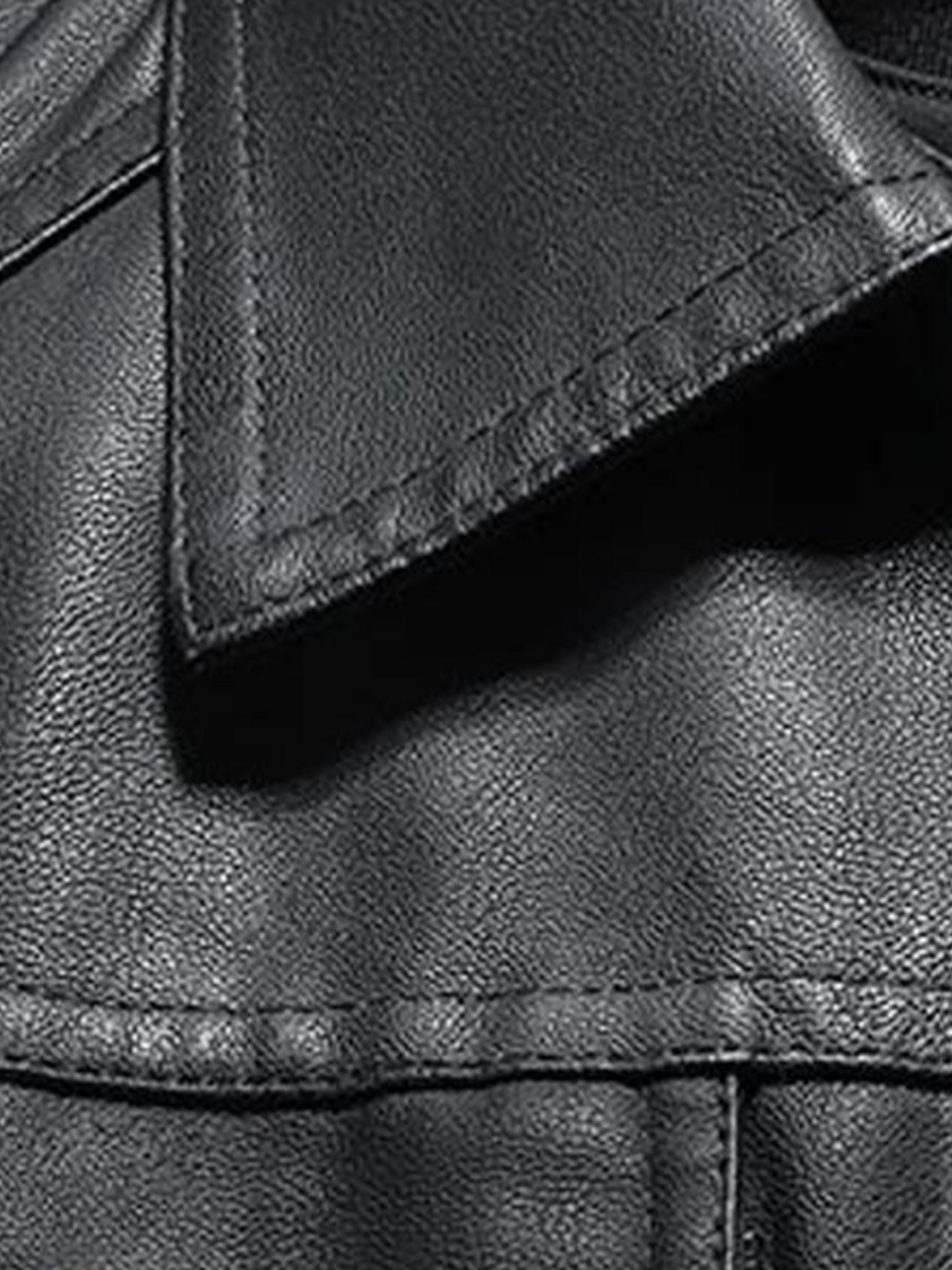 Leder-Bikerjacke für Herren | Bequeme Passform 2