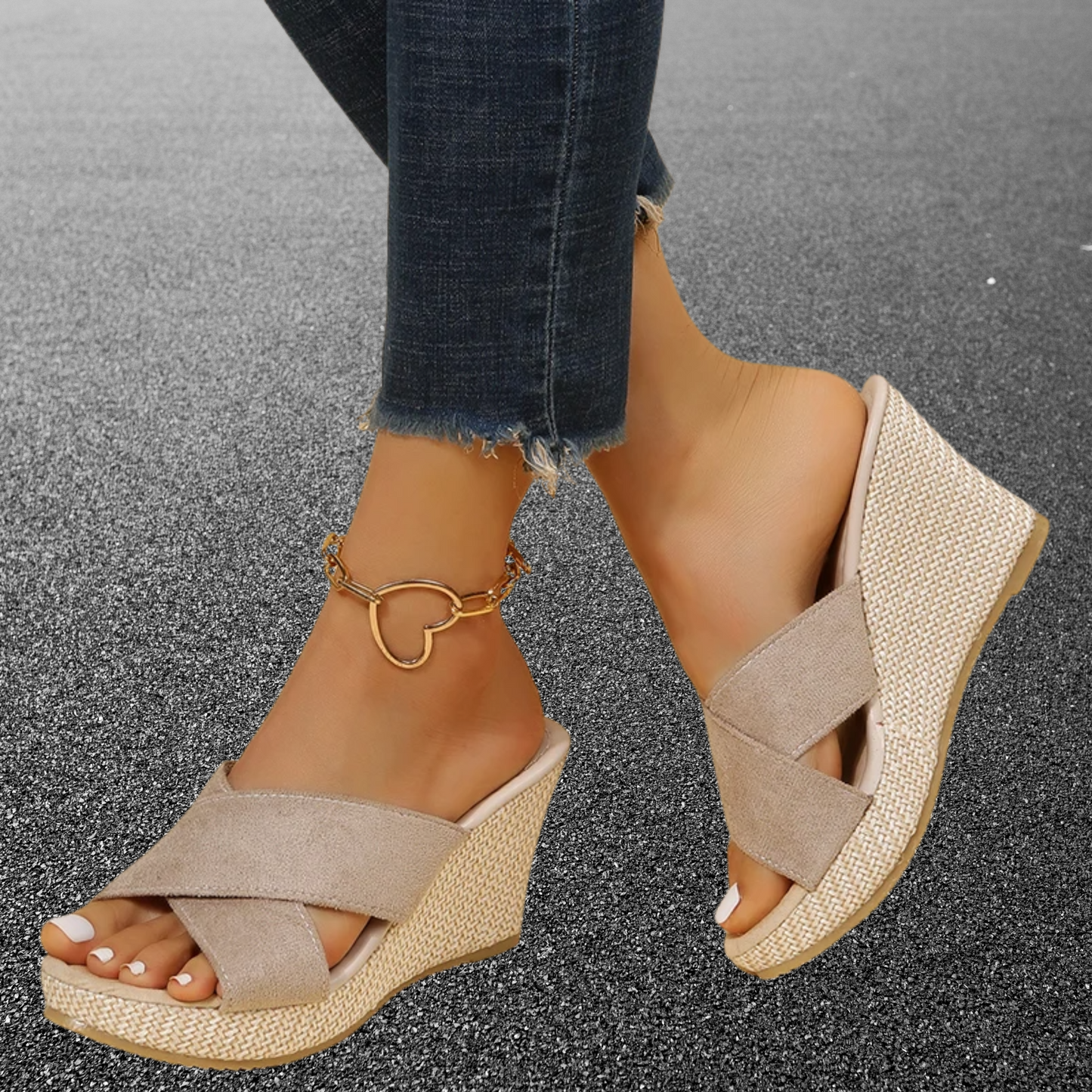 Leichte Riemchensandalen mit weicher Sohle und luftiger Passform | Braun
