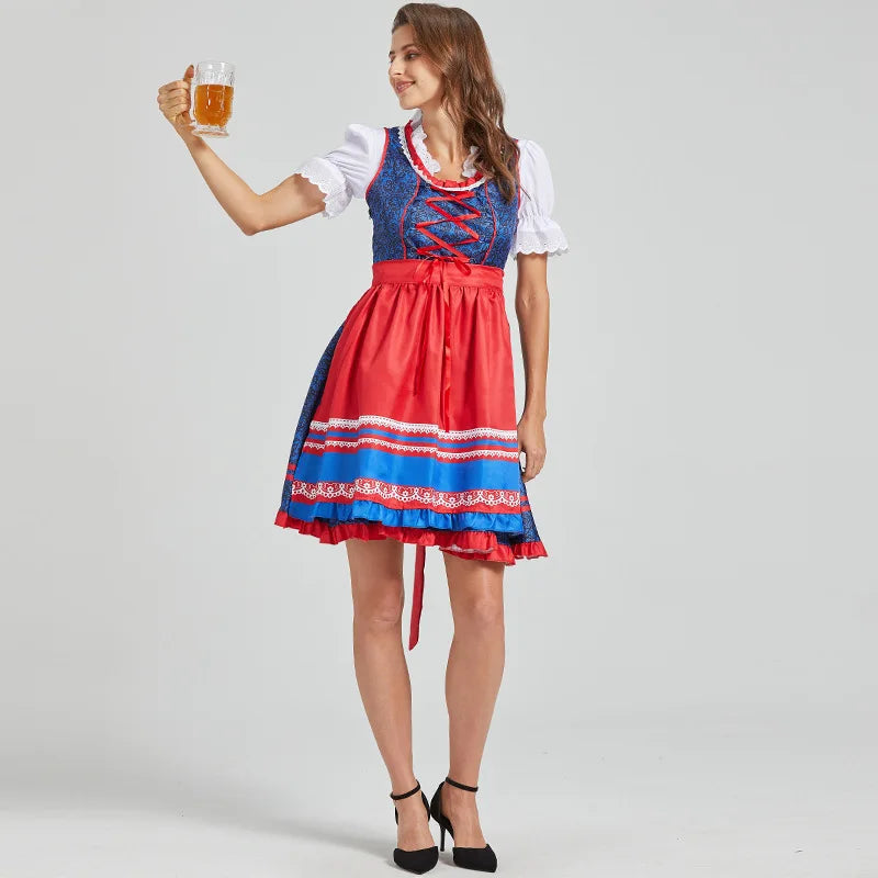 Midi Dirndlkleid | Festliche Midilänge | Oktoberfest 2