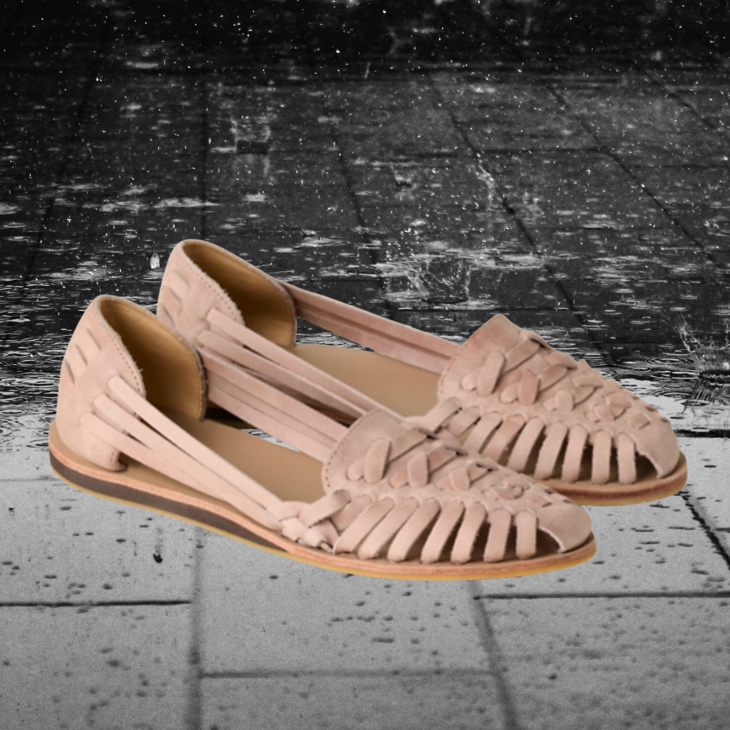 Moderne Sandalen mit Wedge-Absatz – perfekt für warme Sommertage | Rosa-Rot