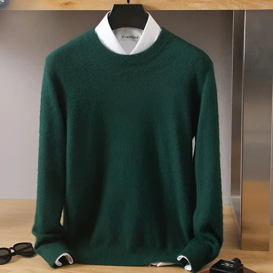 O-Ausschnitt Kaschmirpullover für Herren | Leicht 9