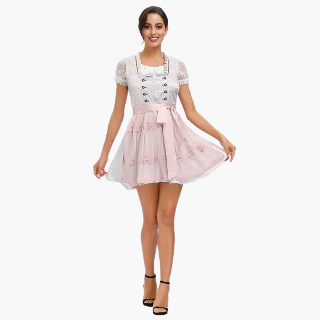 Oktoberfest Dirndlkleid mit Hakenverschluss | Quadratischer Ausschnitt 3